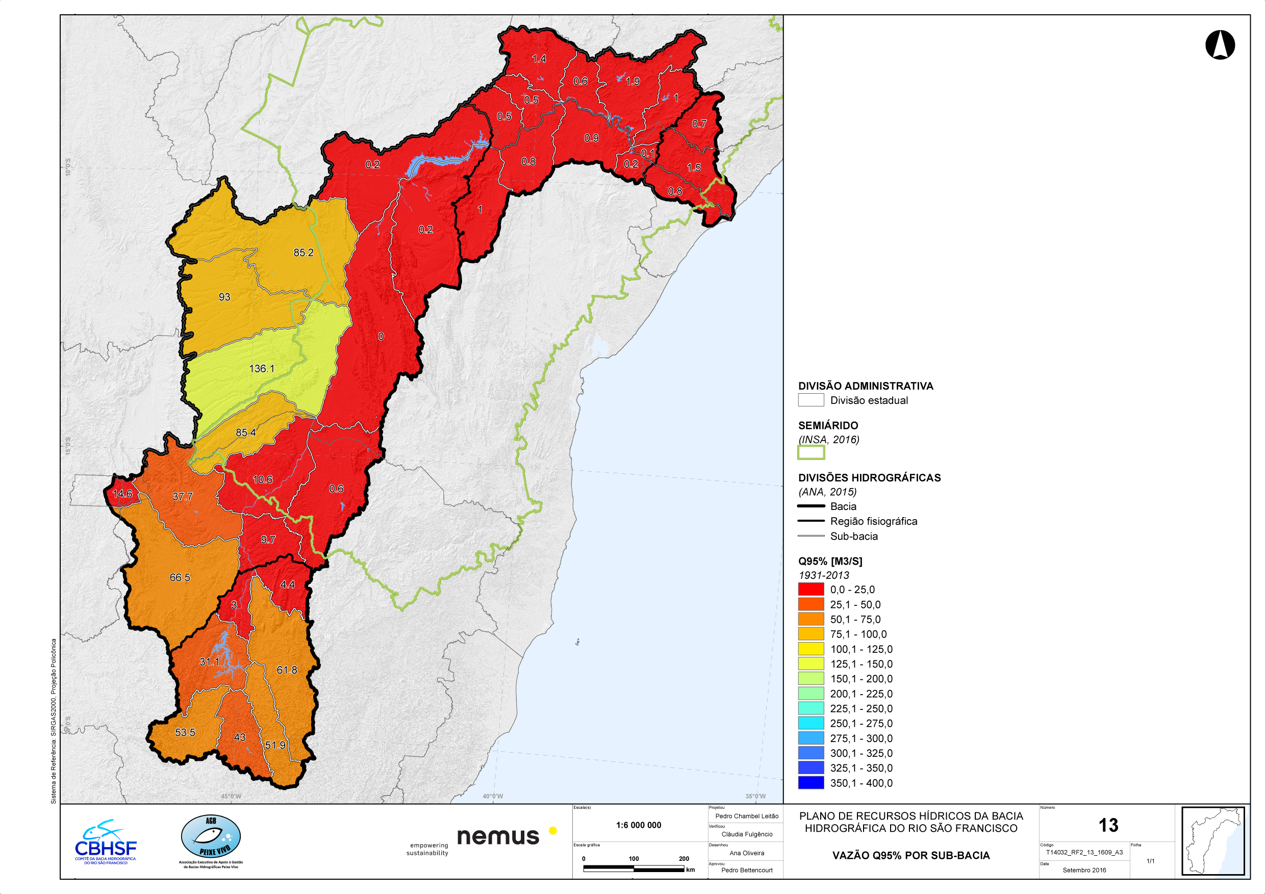 Mapa 15 do RF2 – Disponibilidades de águas subterrâneas