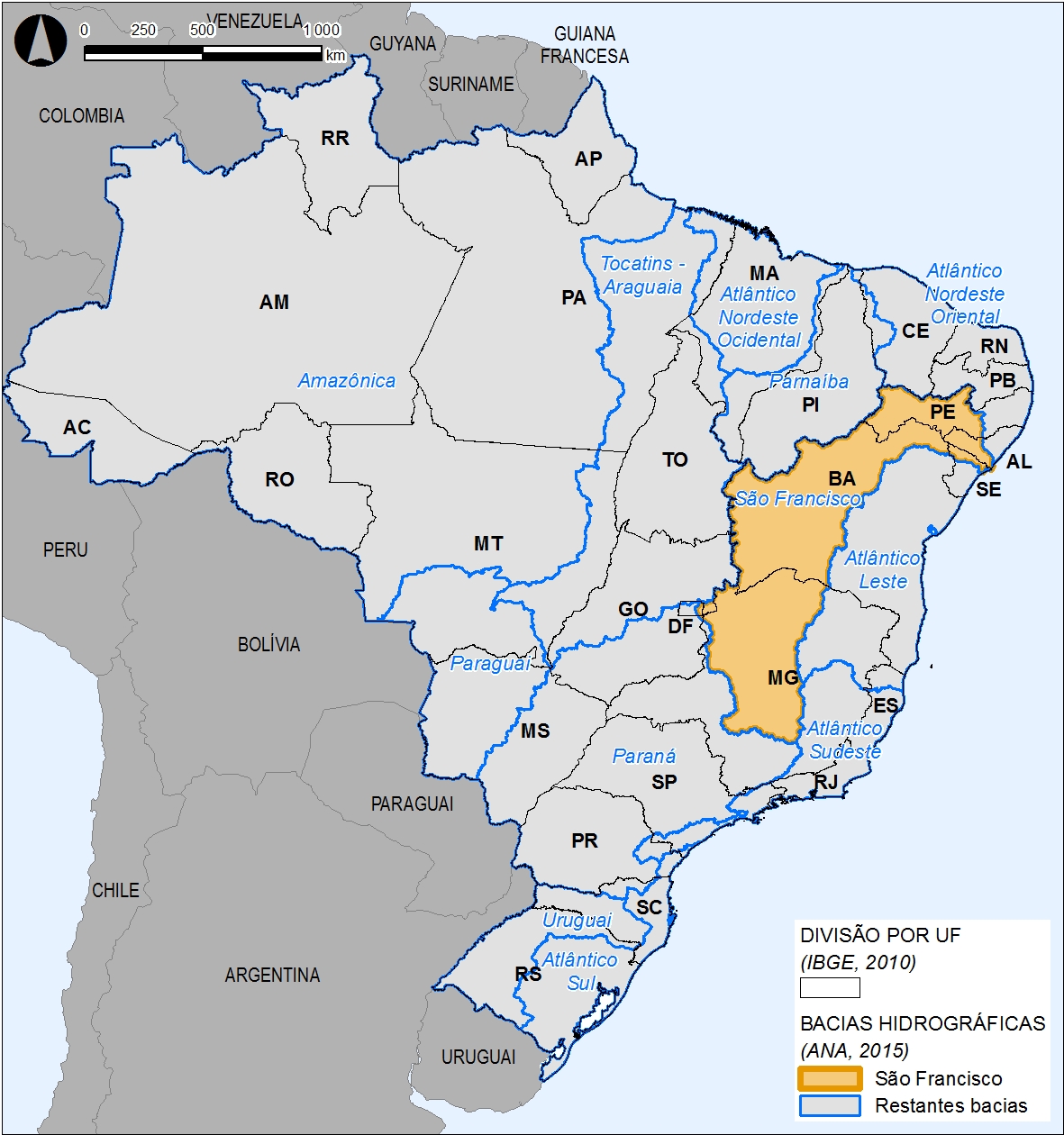 Bacia hidrográfica do rio São Francisco